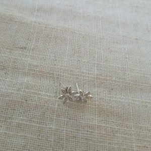 14k white gold earrings